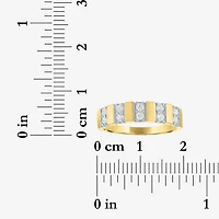 Bridal Addiction (E-F / Vs1-Vs2) Womens 1/4 CT. T.W. Lab Grown White Diamond 14K Gold Wedding Band