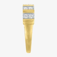 Bridal Addiction (E-F / Vs1-Vs2) Womens 1/4 CT. T.W. Lab Grown White Diamond 14K Gold Wedding Band