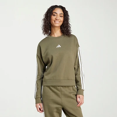 adidas Womens Crew Neck Long Sleeve Sweatshirt