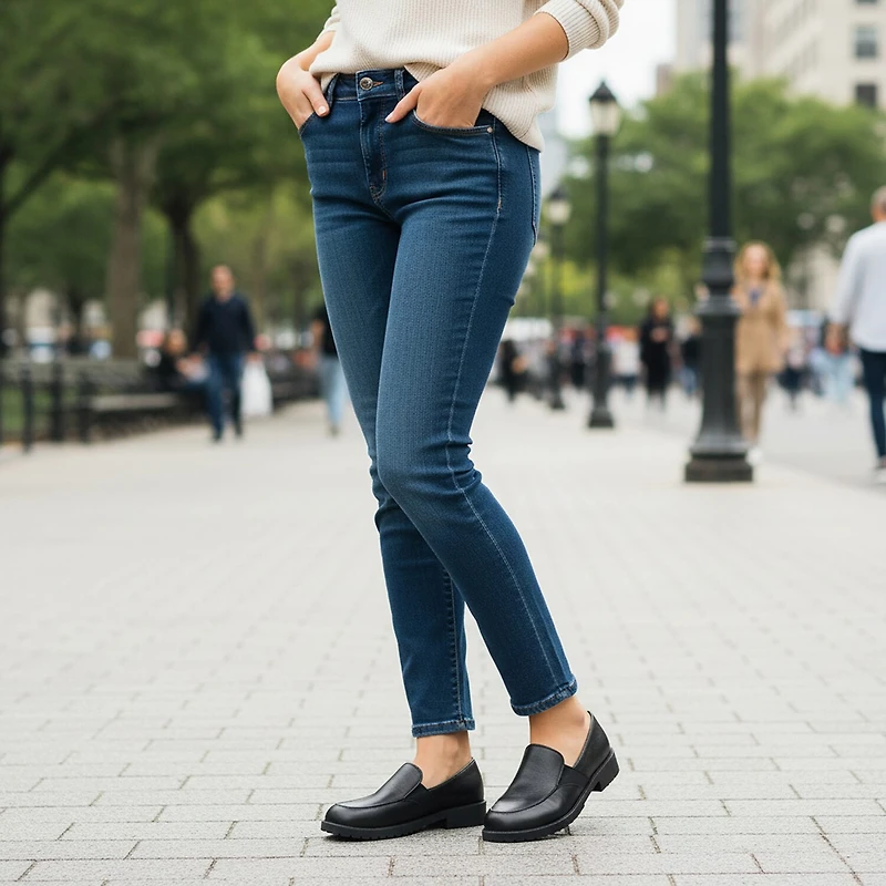 Easy Street Vanessa Womens Moc Closed Toe Slip-On Shoe