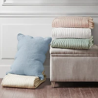 Madison Park Marino 3-Pc Reversible Scalloped Edge Quilt Set