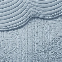 Madison Park Marino 3-Pc Reversible Scalloped Edge Quilt Set