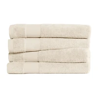 Casual Comfort Essential 4-Piece 100% Cotton Ultra Soft Bath Towel Set