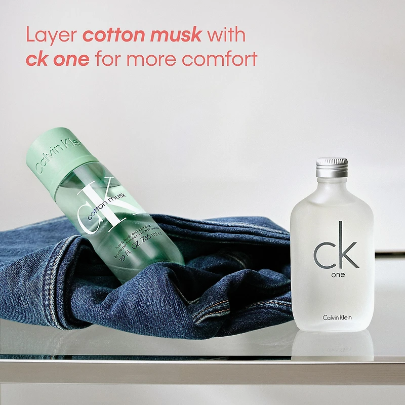 Calvin Klein Ck Cotton Musk Hair & Body Perfume Mist, 7.9 Oz