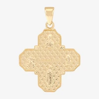 Cross Mens 14K Gold Cross Pendant