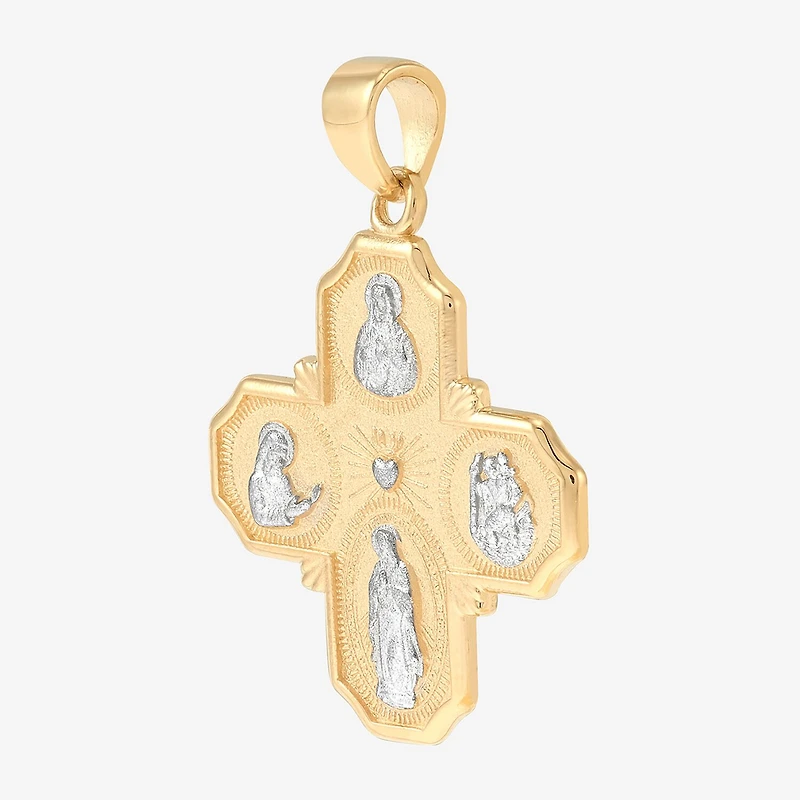 Cross Mens 14K Gold Cross Pendant