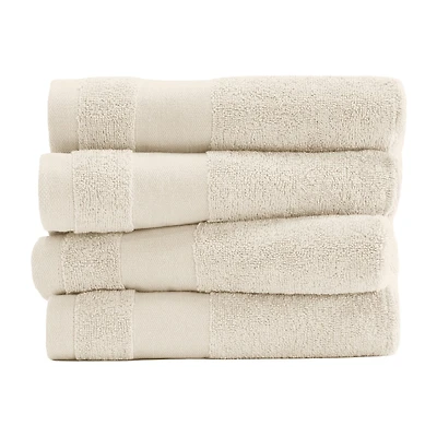 Casual Comfort Essential 4-Piece 100% Cotton Ultra Soft Hand Towel Sets