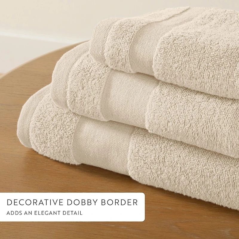 Casual Comfort Essential 4-Piece 100% Cotton Ultra Soft Hand Towel Sets