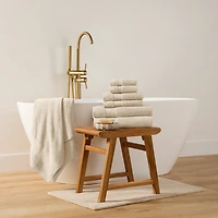 Casual Comfort Essential 6-Piece 100% Cotton Ultra Soft Bath Towel Sets