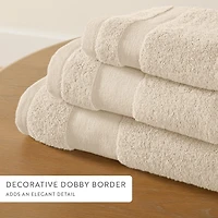 Casual Comfort Essential 6-Piece 100% Cotton Ultra Soft Washcloth Towel Set