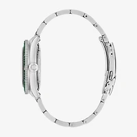 Caravelle Designed By Bulova Caravelle Sea Hunter Mens Automatic Silver Tone Stainless Steel Bracelet Watch 43b179