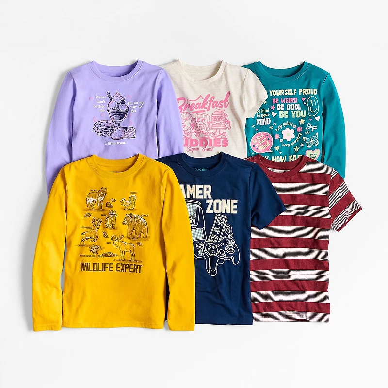 Thereabouts Little & Big Kid Boys Crew Neck Short Sleeve T-Shirt