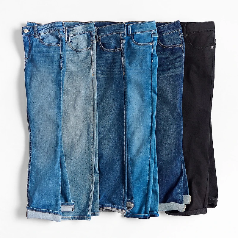 Thereabouts Little & Big Kid Boys Adjustable Waist Stretch Fabric Straight Leg Jean