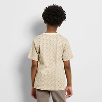 PUMA Big Kid Boys Crew Neck Short Sleeve Regular Fit Graphic T-Shirt