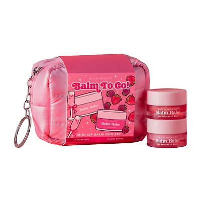 NCLA Beauty Mini Sparkling Rose And Frosted Berries Lip Balms To Go