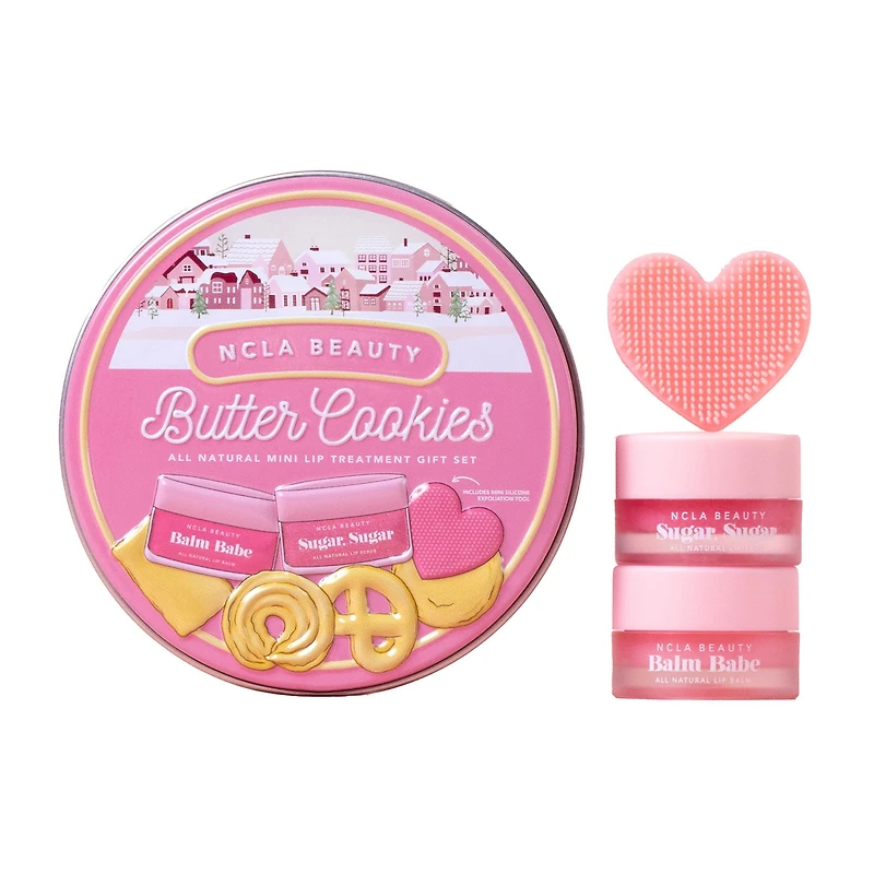 NCLA Beauty Mini Butter Cookies Lip Care Trio