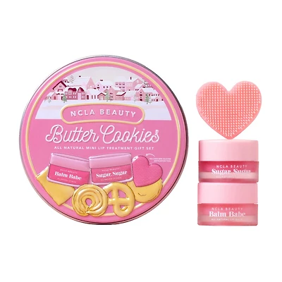 NCLA Beauty Mini Butter Cookies Lip Care Trio