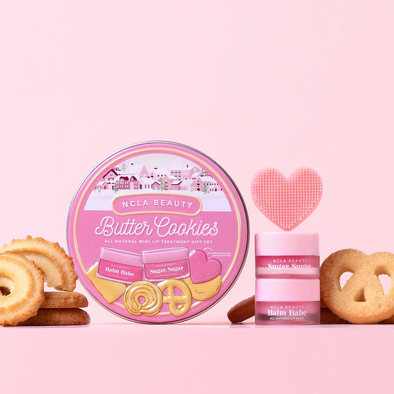 NCLA Beauty Mini Butter Cookies Lip Care Trio