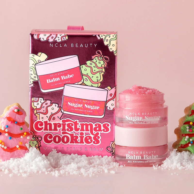 NCLA Beauty Christmas Cookies Mini Lip Scrubs And Balm Ornament