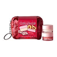NCLA Beauty Mini Shortbread Cookie And Peppermint Bark Lip Balms To Go