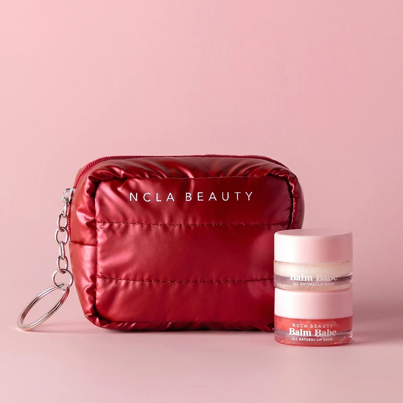 NCLA Beauty Mini Shortbread Cookie And Peppermint Bark Lip Balms To Go