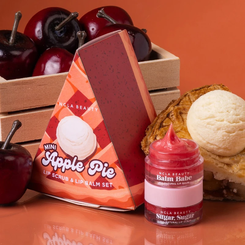 NCLA Beauty Apple Pie Lip Scrub And Lip Balm