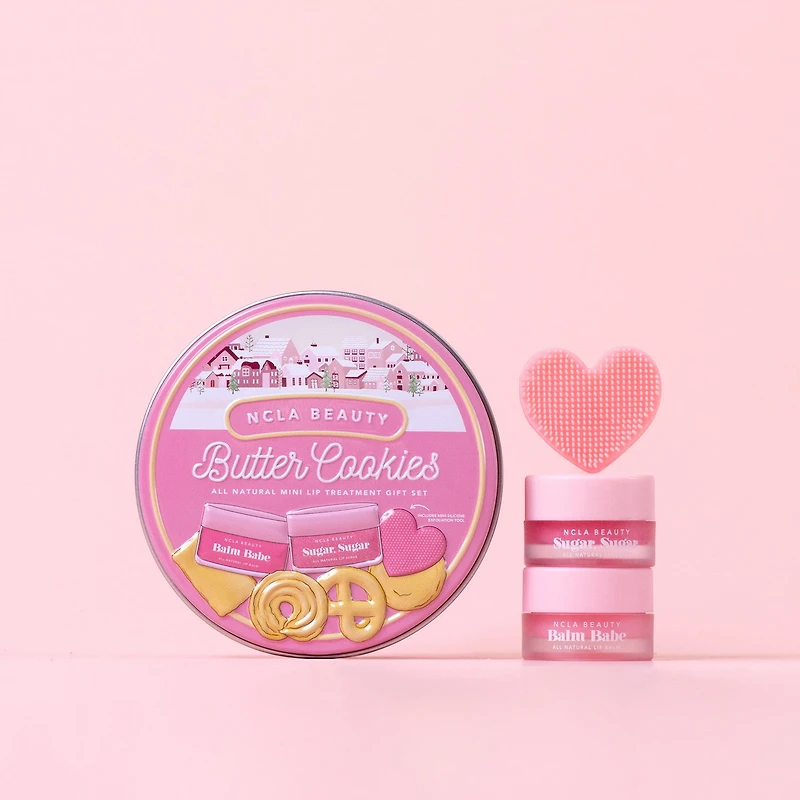 NCLA Beauty Mini Butter Cookies Lip Care Trio