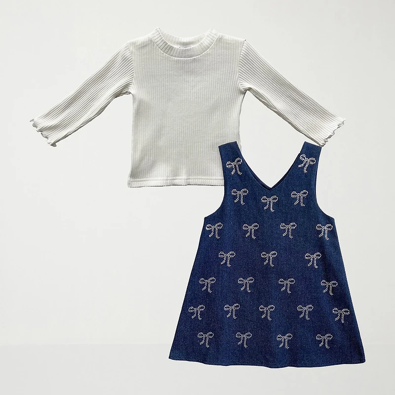 Blueberi Boulevard Toddler Girls 2-pc. Dress Set