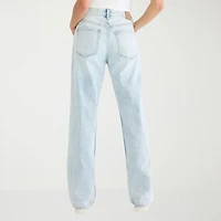 AEROPOSTALE Womens Juniors Short High Rise Baggy Fit Jean