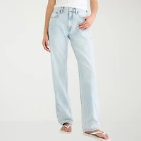 AEROPOSTALE Womens Juniors Short High Rise Baggy Fit Jean