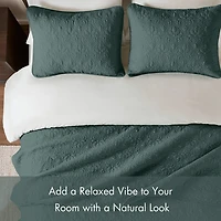 Madison Park Mansfield Antimicrobial Treated Reversible Quilt Set