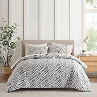 Madison Park Essentials Harlow Abstract Stripe Print With Sheet Set Comforter