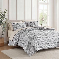 Madison Park Essentials Harlow Abstract Stripe Print With Sheet Set Comforter