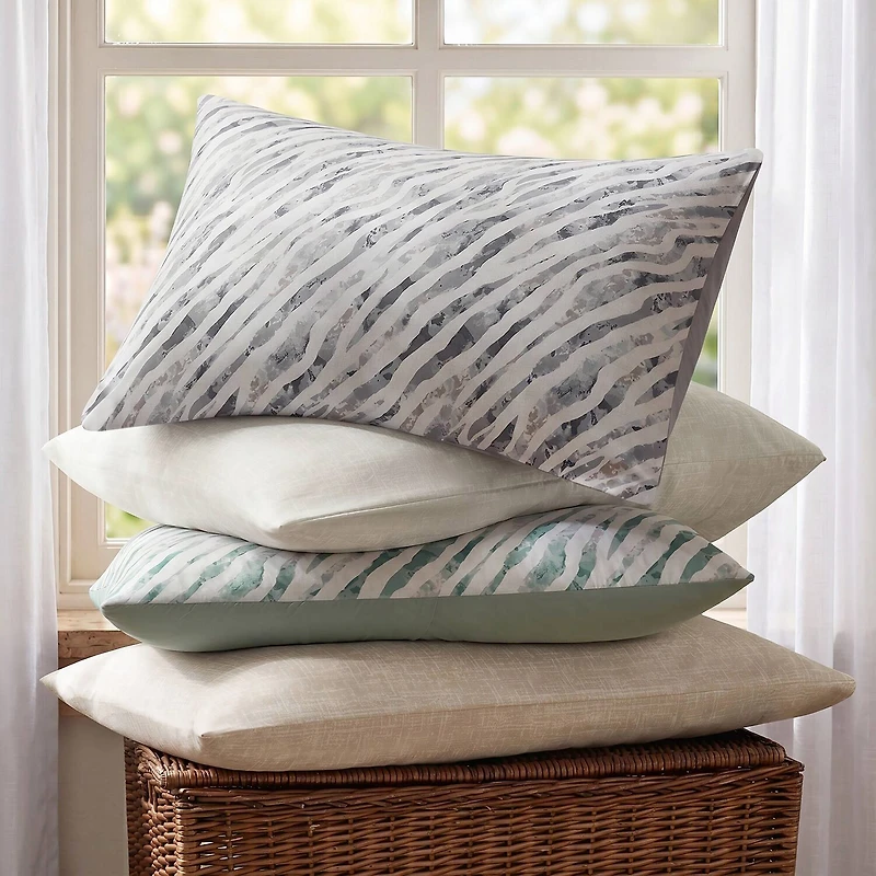 Madison Park Essentials Harlow Abstract Stripe Print With Sheet Set Comforter