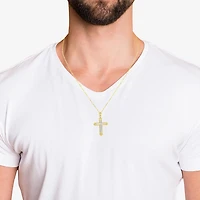 Cross Unisex Adult 14K Two Tone Gold Cross Pendant