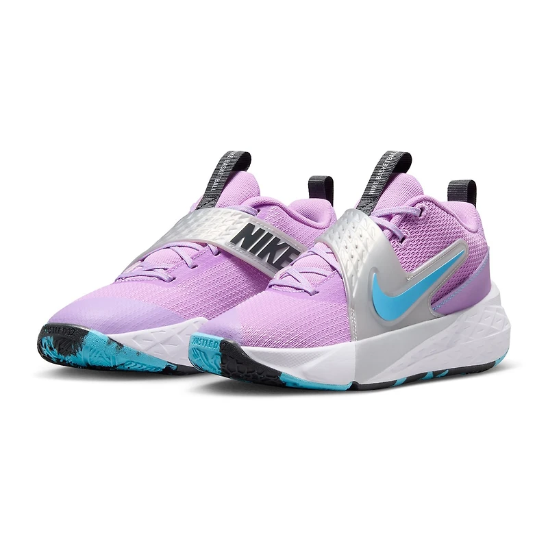 Nike Team Hustle D 12 Big Kid Girls Basketball Shoes