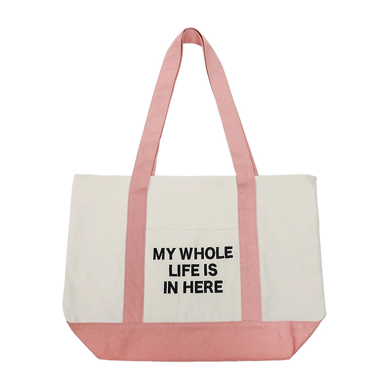 Large Canvas Tote Bag