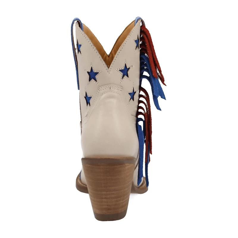 Dingo Womens Liberty Block Heel Cowboy Boots