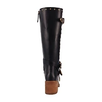 Dingo Womens Fillmore Block Heel Cowboy Boots