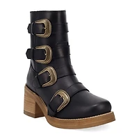 Dingo Womens Topanga Block Heel Cowboy Boots