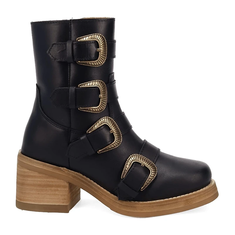 Dingo Womens Topanga Block Heel Cowboy Boots