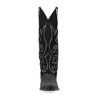 Dingo Womens Blue Jean Baby Block Heel Cowboy Boots