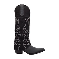 Dingo Womens Blue Jean Baby Block Heel Cowboy Boots
