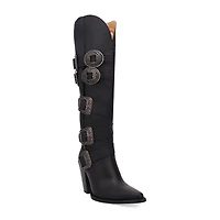 Dingo Womens Spurwest Block Heel Cowboy Boots