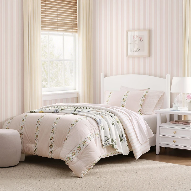 Martha Stewart Josephine Floral Washable Throw