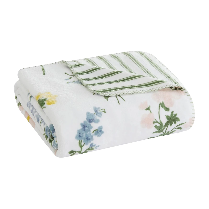 Martha Stewart Josephine Floral Washable Throw