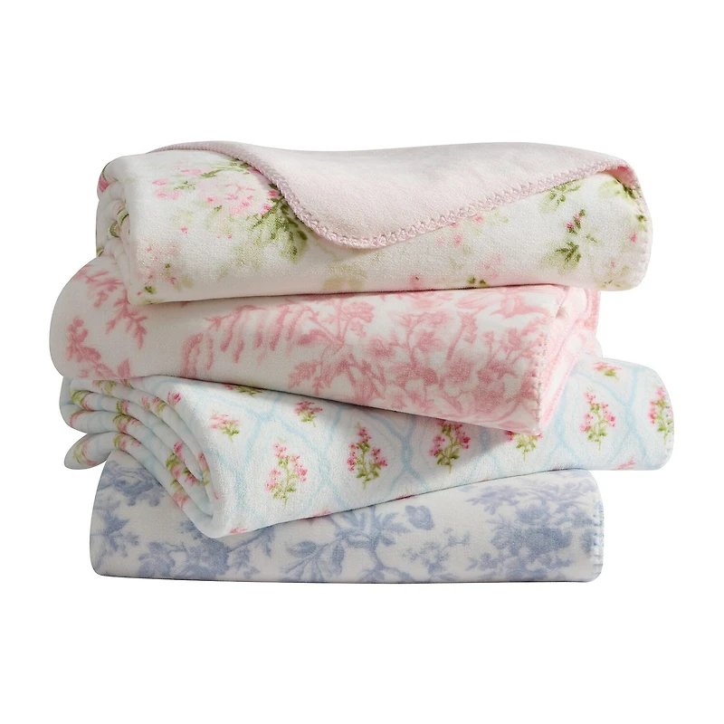 Laura Ashley Pinford Trellis Washable Throw