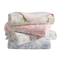 Laura Ashley Pinford Trellis Washable Throw