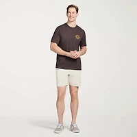 IZOD Saltwater Soft Wash Mens Crew Neck Short Sleeve Classic Fit Graphic T-Shirt