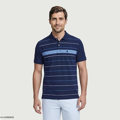 IZOD Advantage Performance Mens Classic Fit Short Sleeve Polo Shirt